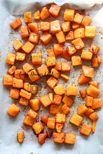 Roast pumpkin spinach feta salad   - exclusive set