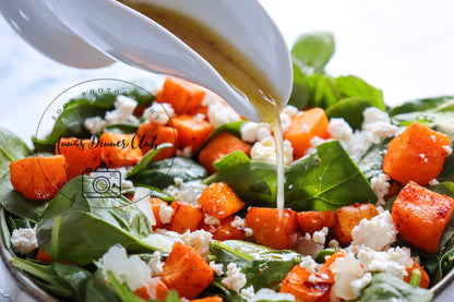 Roast pumpkin spinach feta salad   - exclusive set
