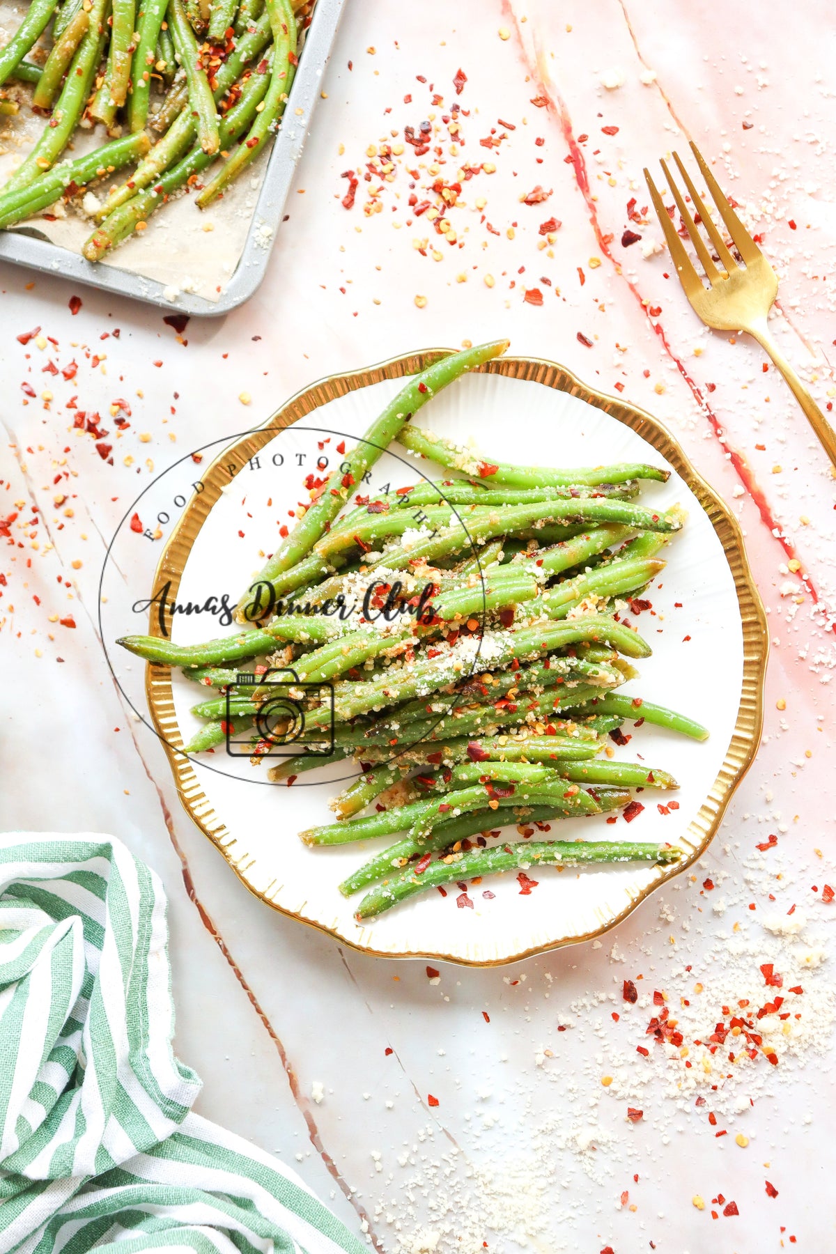 Parmesan green beans  - semi exclusive set 2