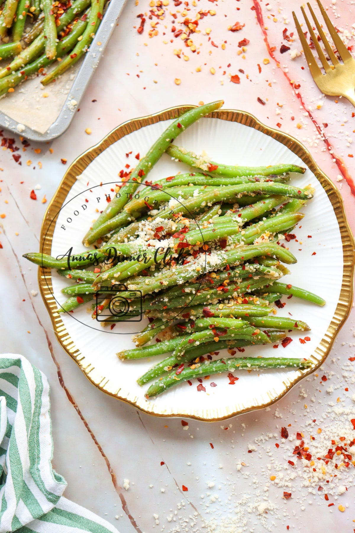 Parmesan green beans  - semi exclusive set 2