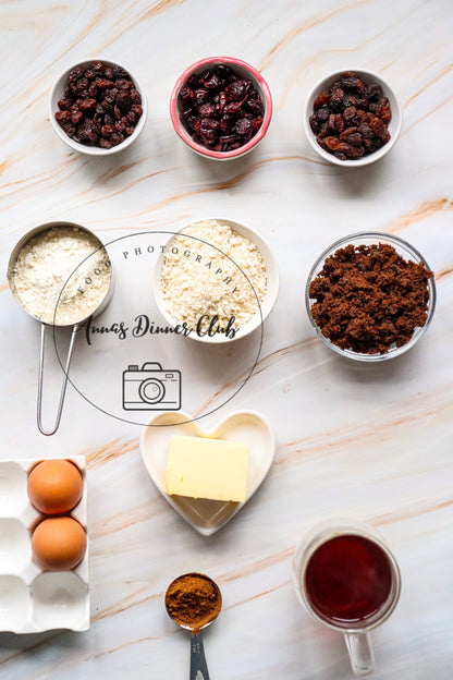 Christmas pudding with saffron sauce  - exclusive set