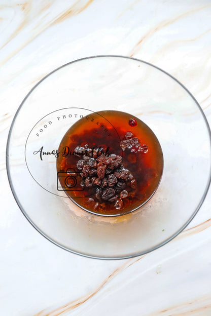 Christmas pudding with saffron sauce  - exclusive set