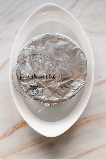 Christmas pudding with saffron sauce  - exclusive set