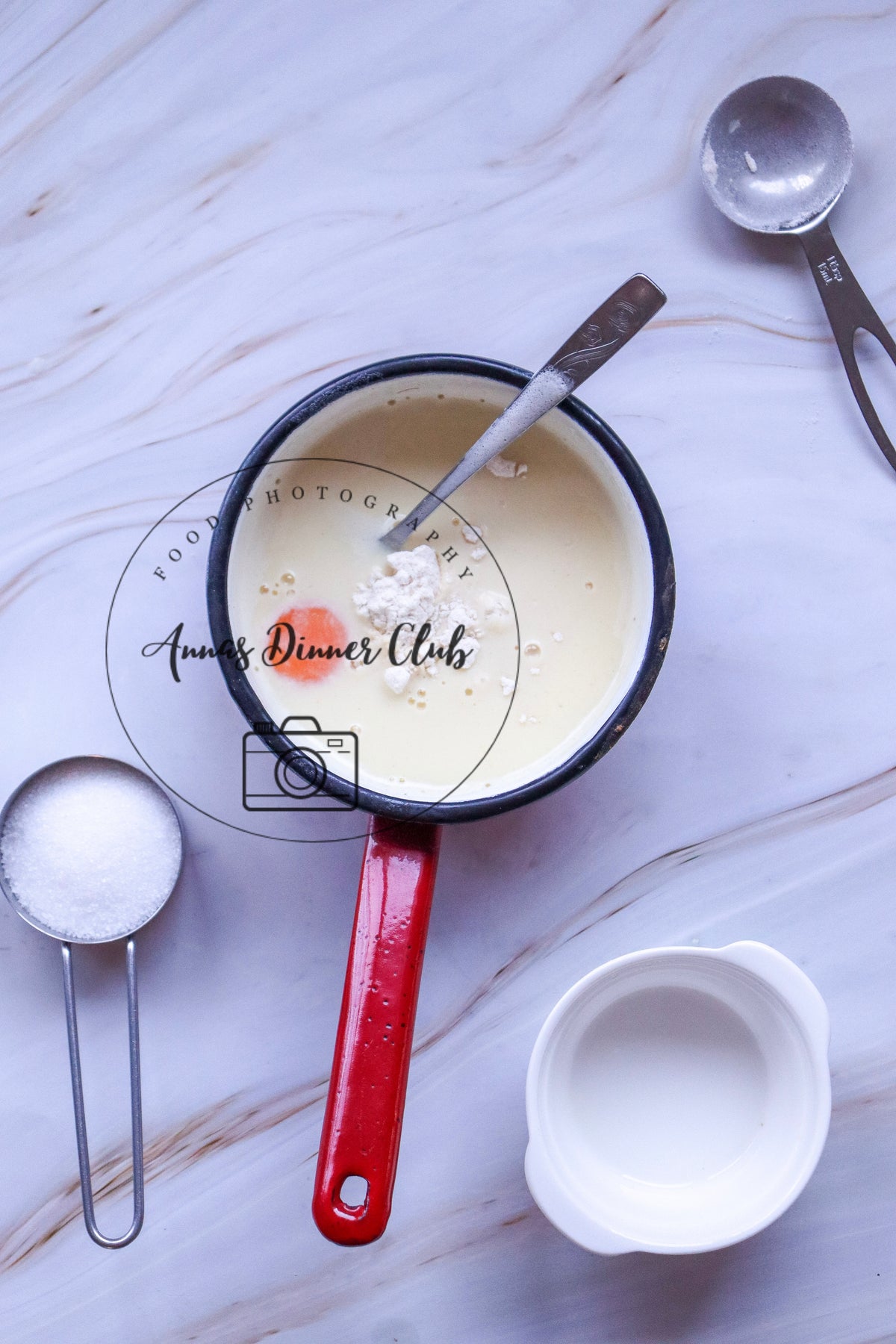 Christmas pudding with saffron sauce  - exclusive set