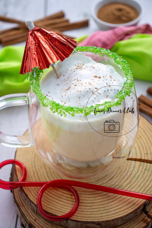 Eggnog milkshake PLR set