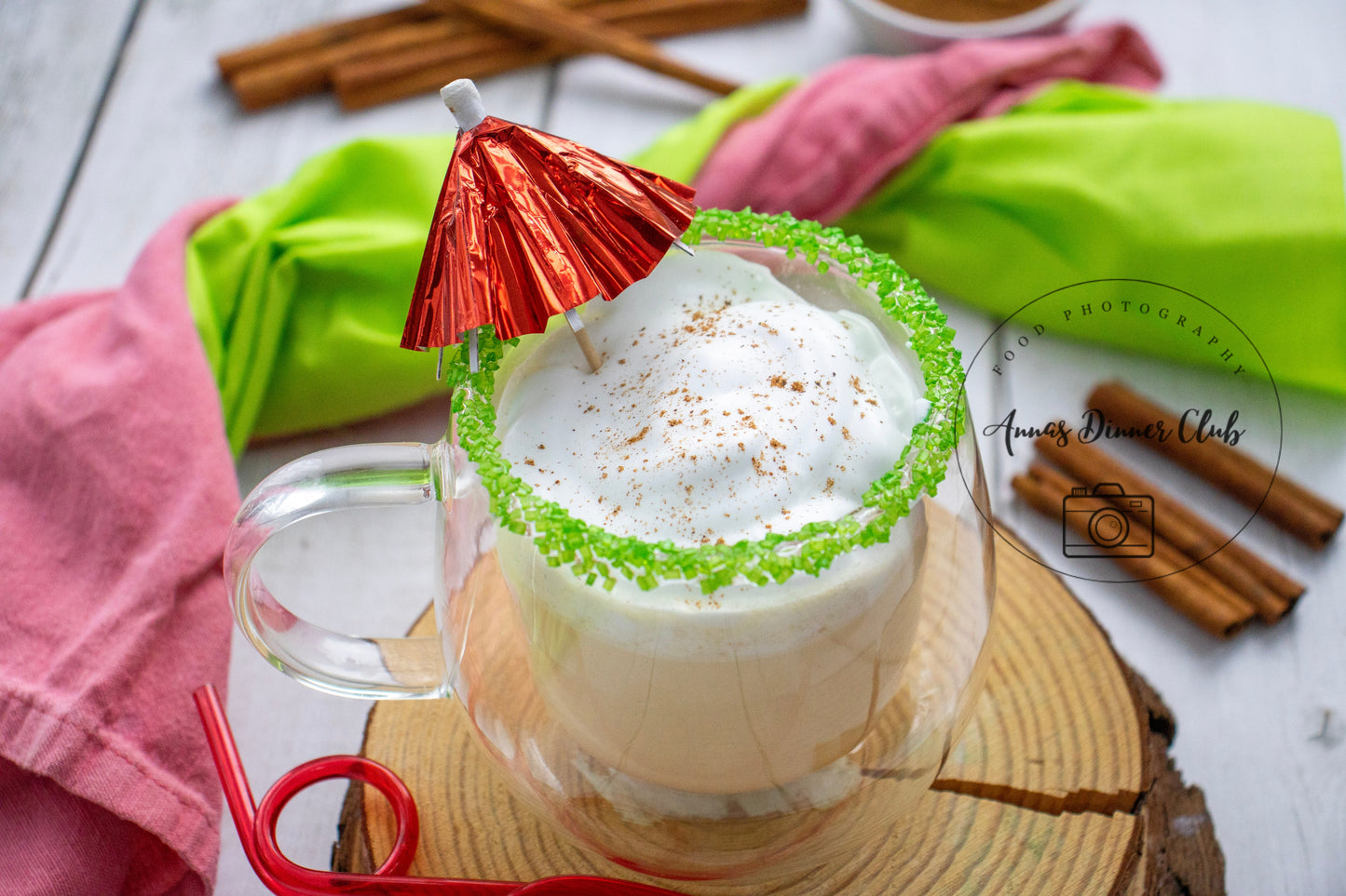 Eggnog milkshake PLR set