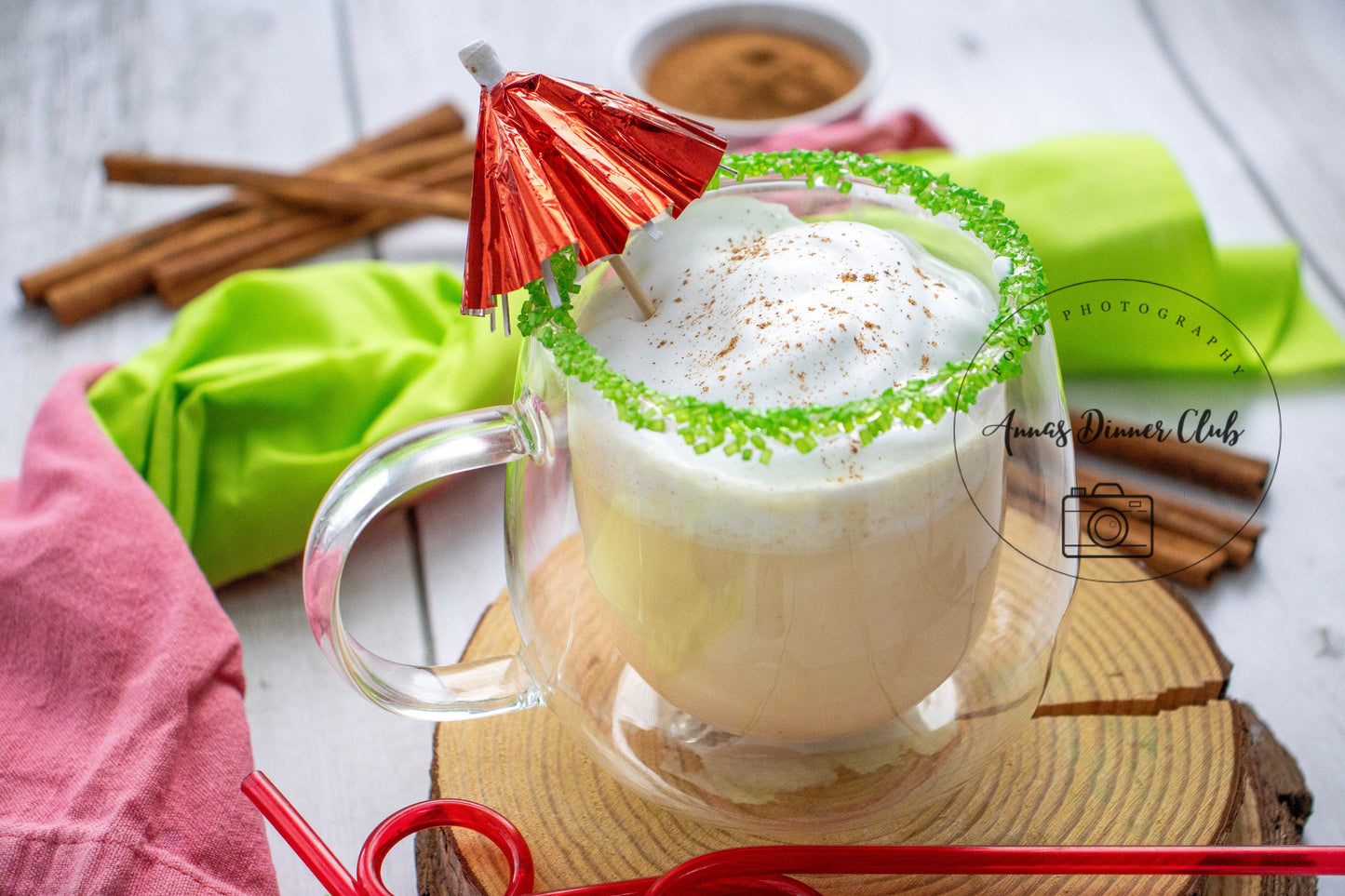 Eggnog milkshake PLR set