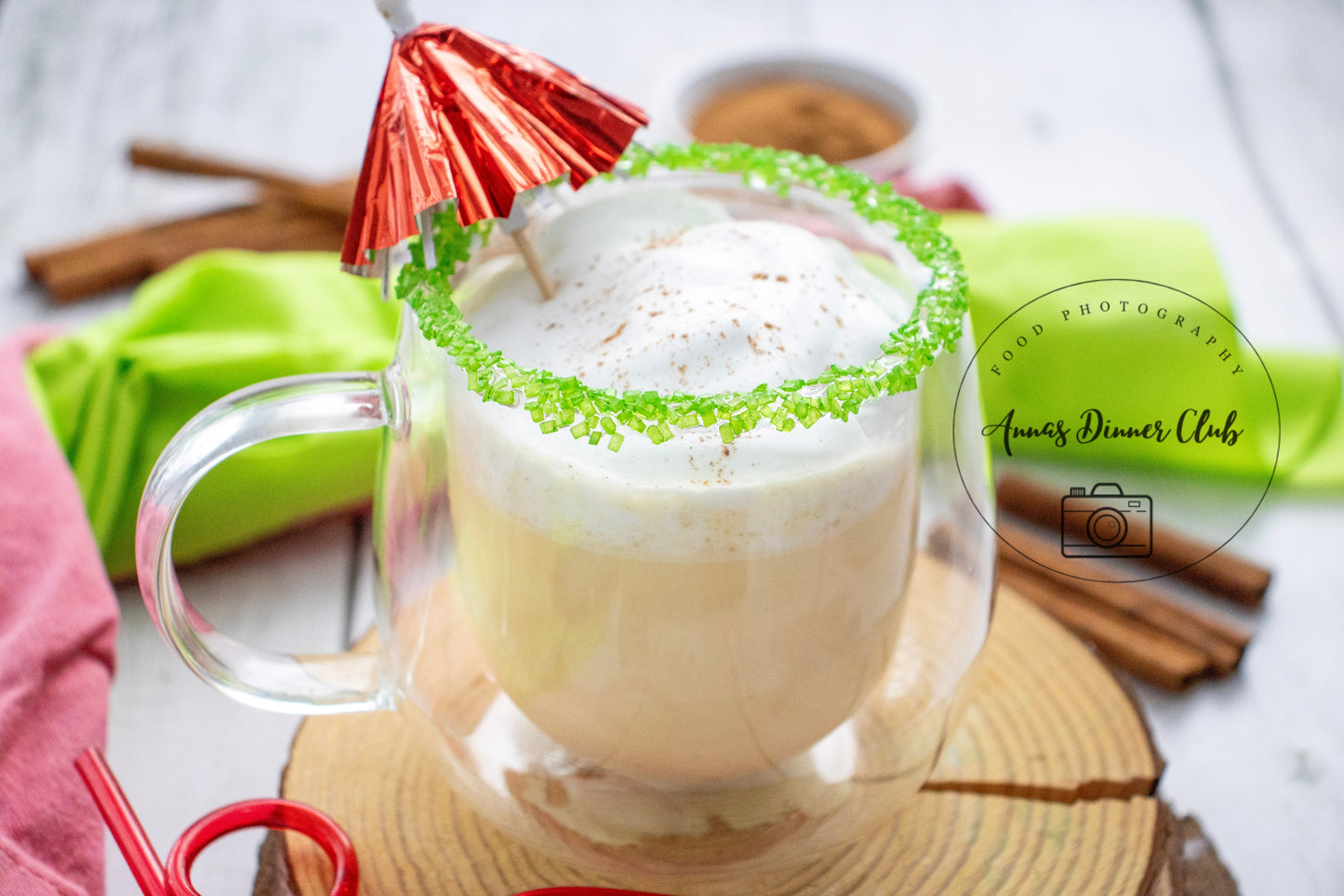 Eggnog milkshake PLR set