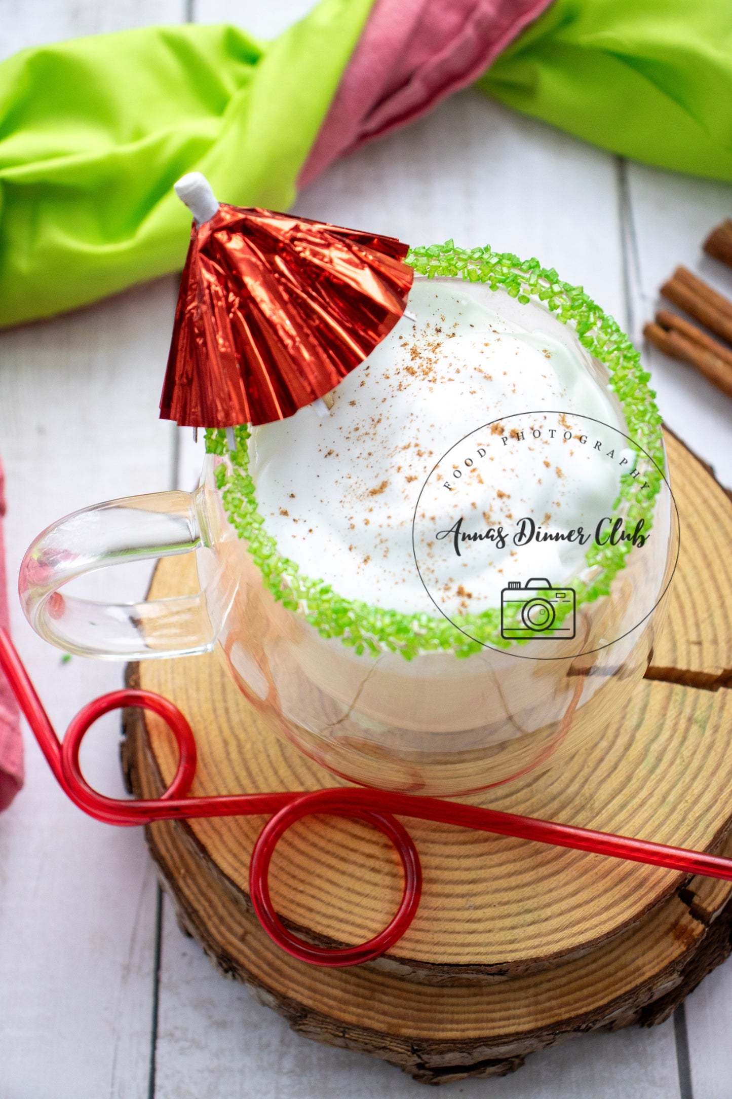 Eggnog milkshake PLR set