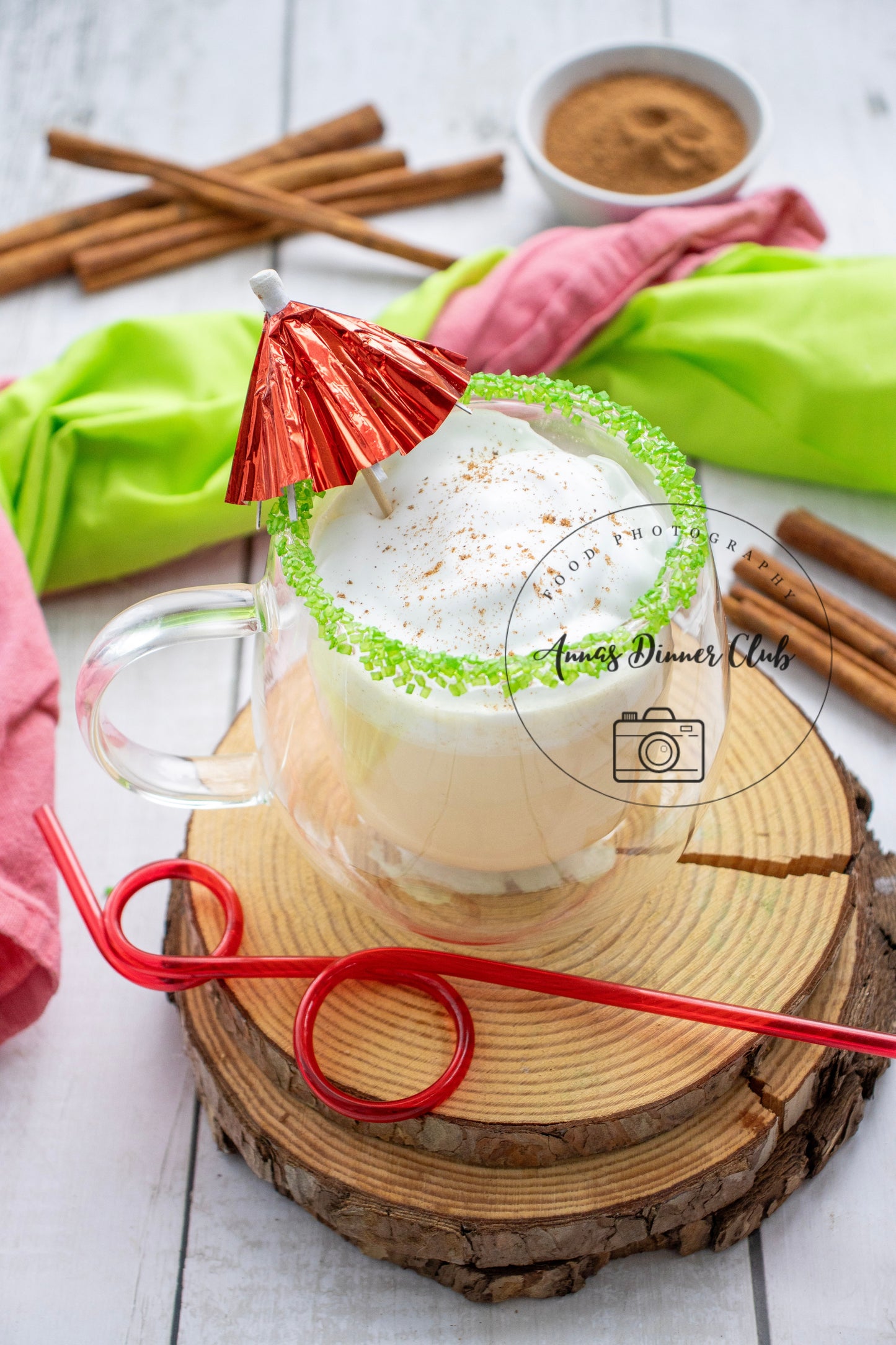 Eggnog milkshake PLR set