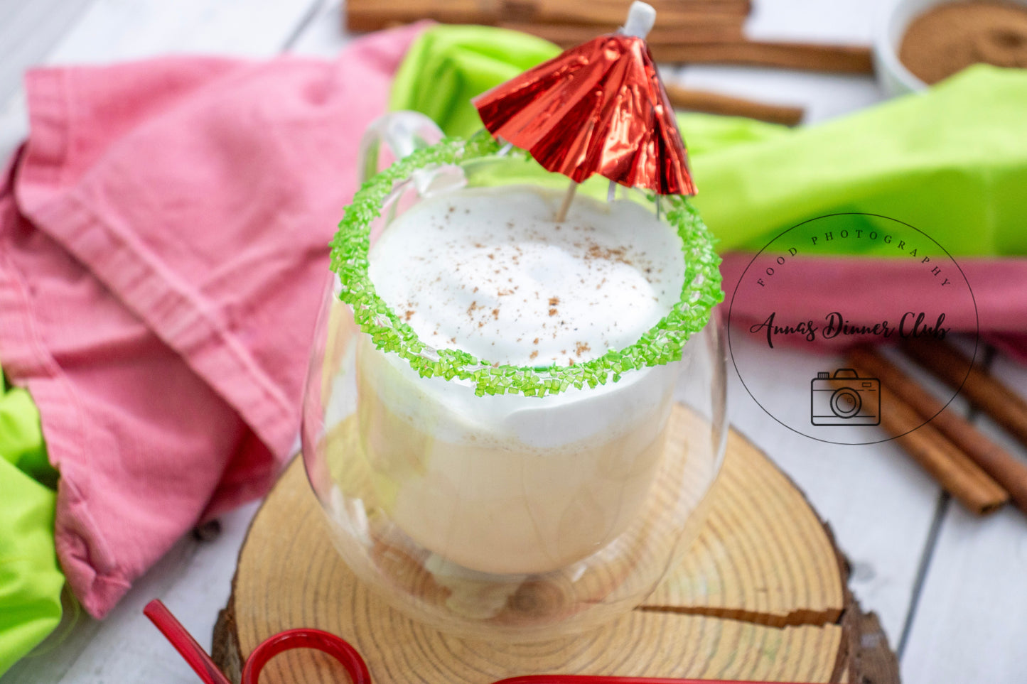 Eggnog milkshake PLR set