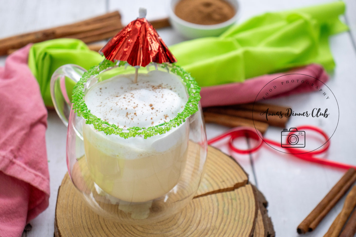 Eggnog milkshake PLR set