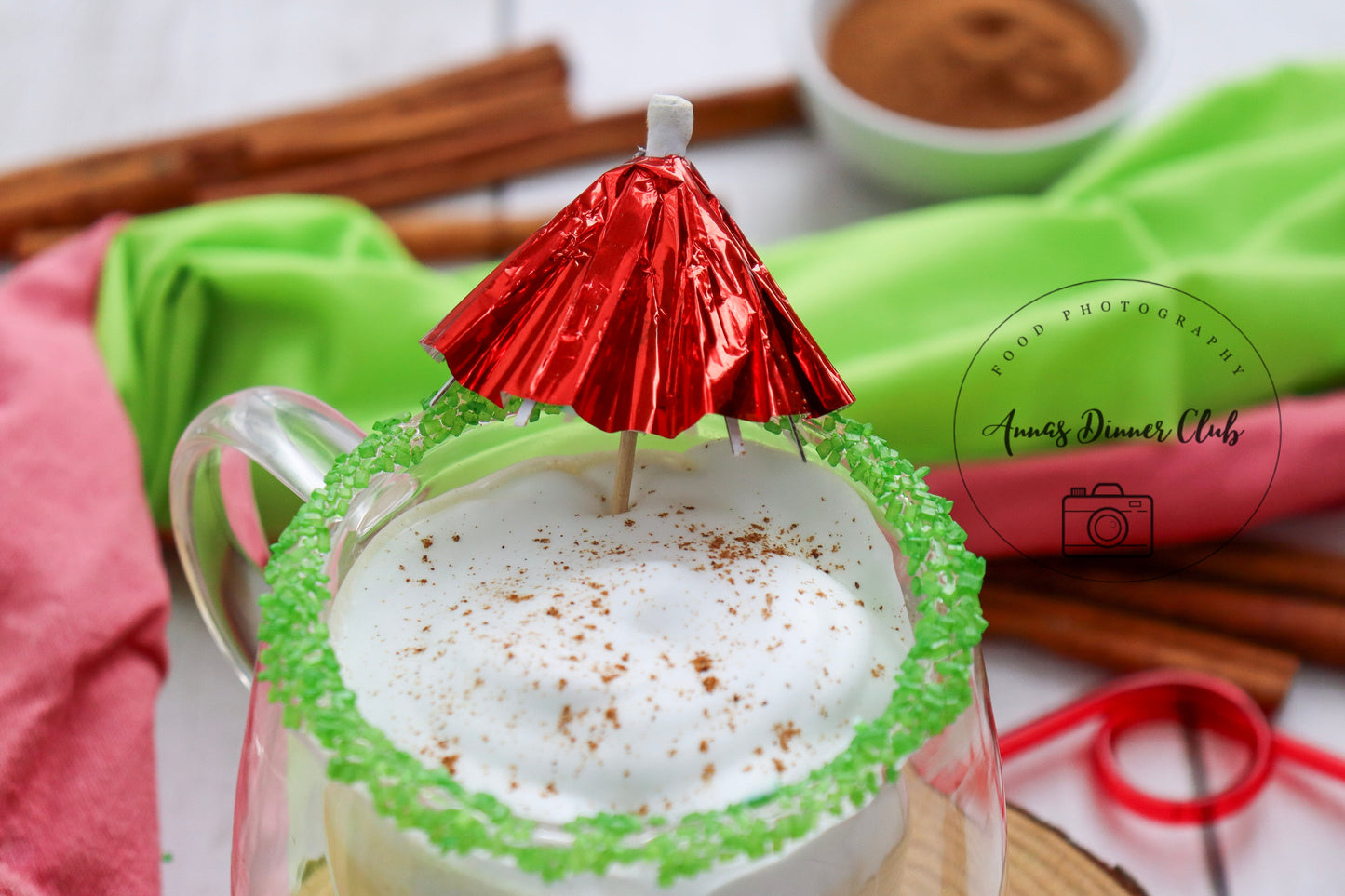 Eggnog milkshake PLR set