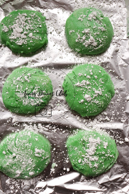 Grinch Cake Mix Crinkle Cookies (Minty Green Crinkles)- exclusive set