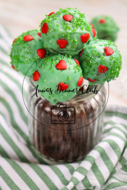 Grinch cake pops  -limited PLR set