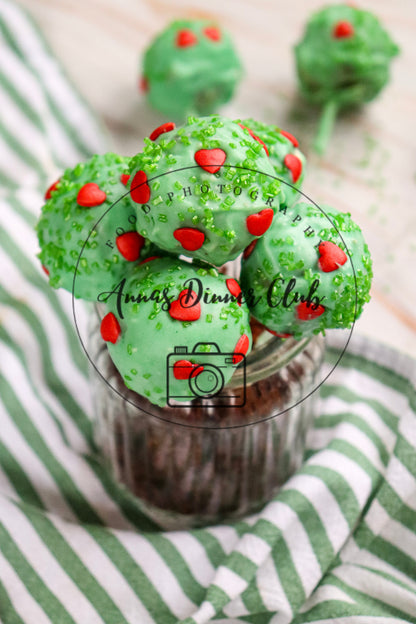 Grinch cake pops  -limited PLR set