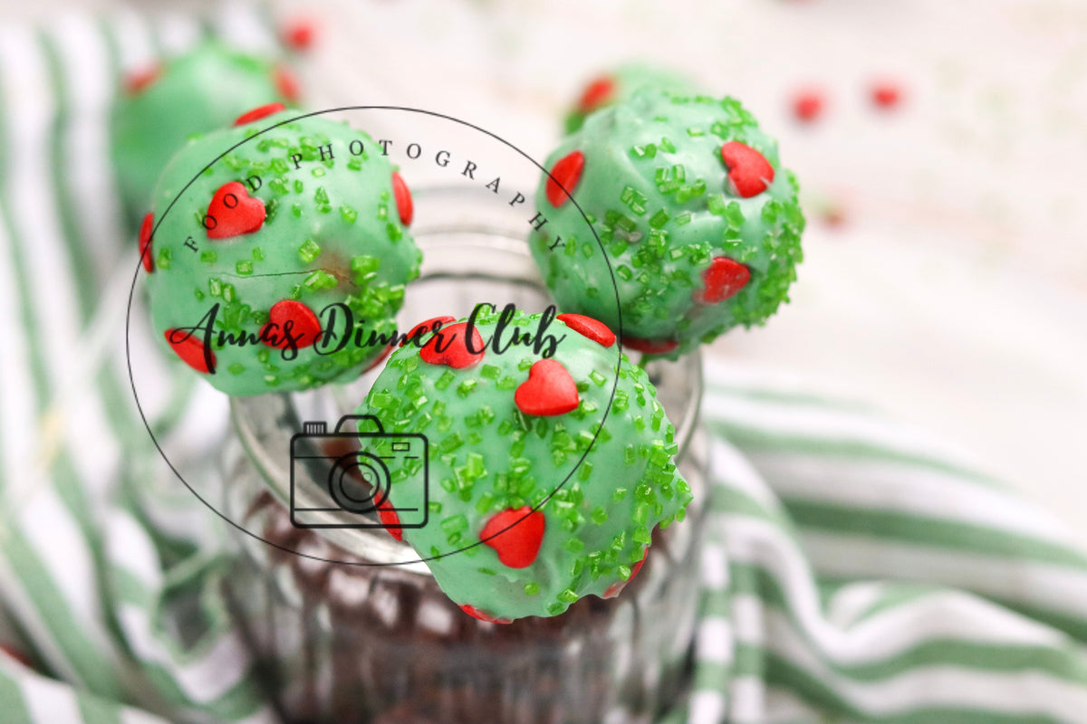Grinch cake pops  -limited PLR set