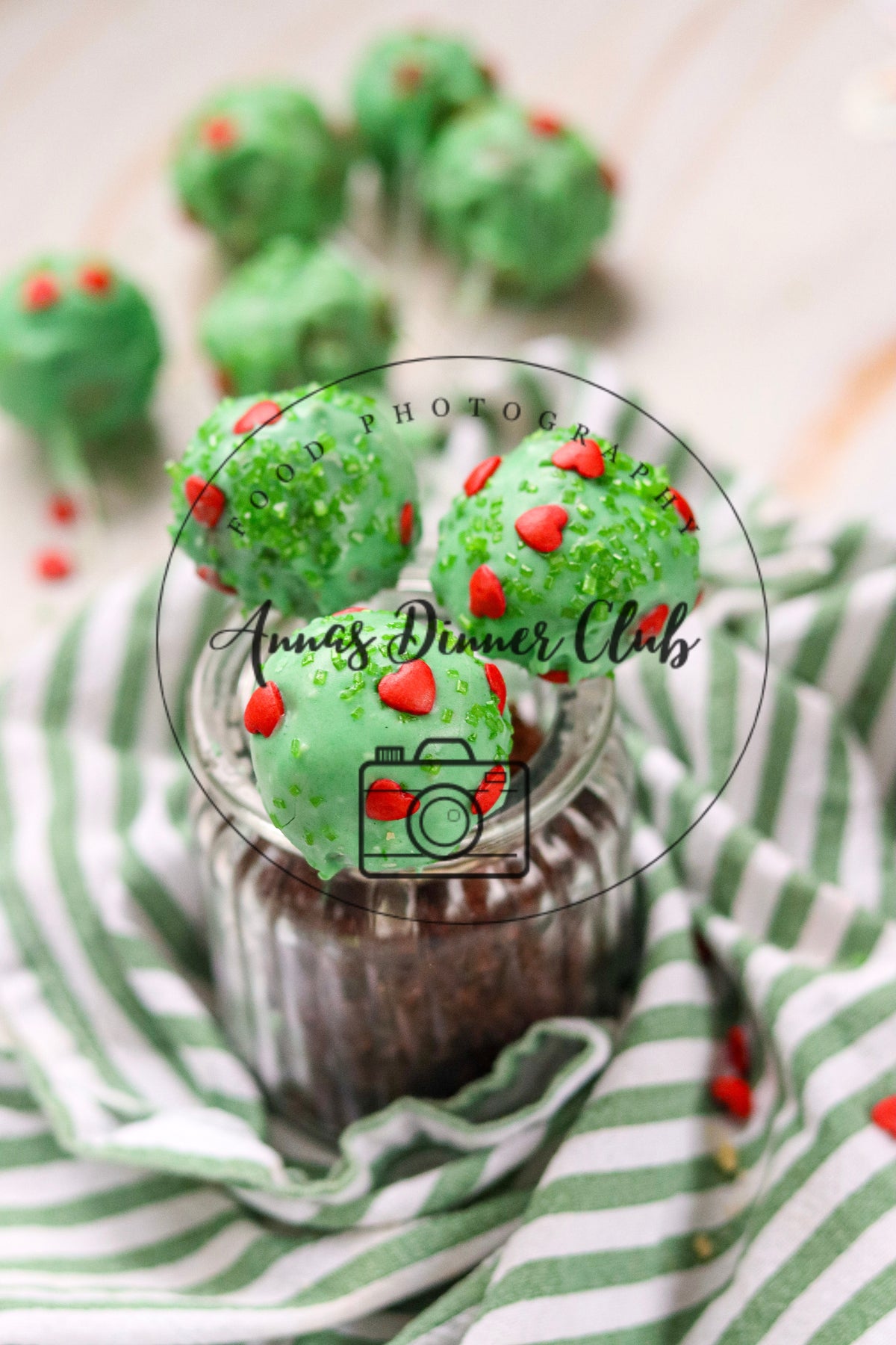 Grinch cake pops  -limited PLR set