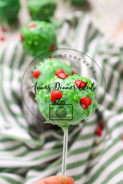 Grinch cake pops  -limited PLR set
