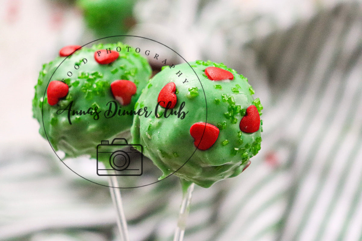 Grinch cake pops  -limited PLR set