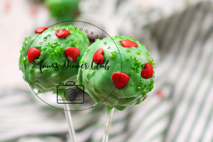 Grinch cake pops  -limited PLR set