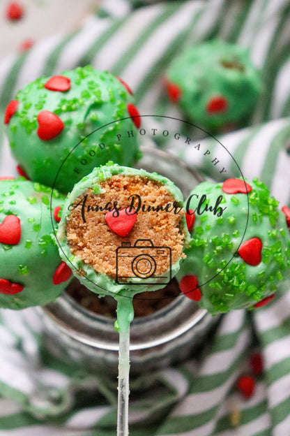 Grinch cake pops  -limited PLR set