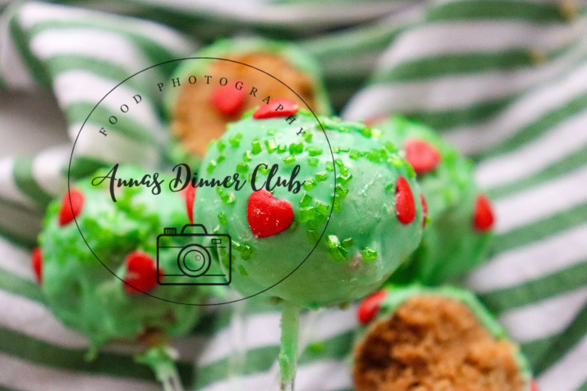 Grinch cake pops  -limited PLR set