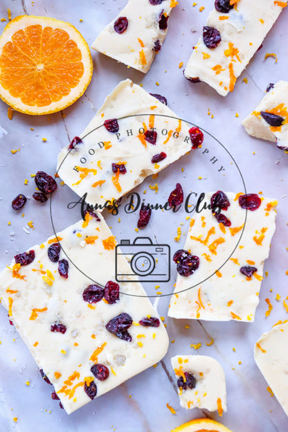 White chocolate cranberry bark  - semi exclusive set 4
