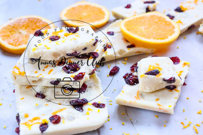 White chocolate cranberry bark  - semi exclusive set 4