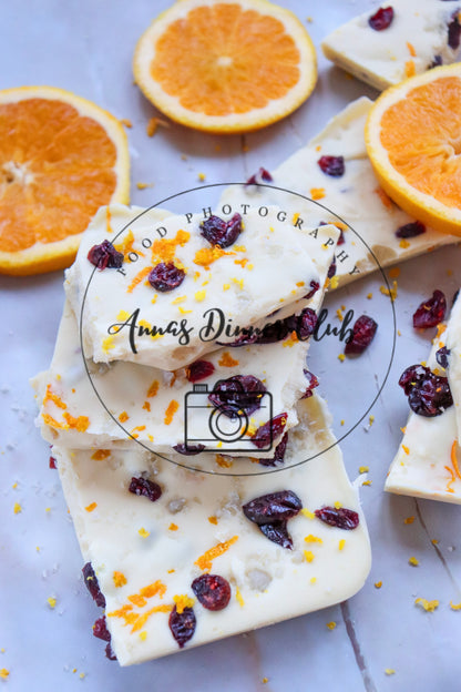 White chocolate cranberry bark  - semi exclusive set 4