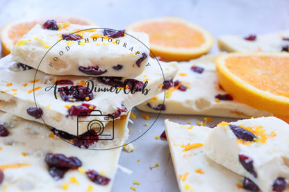 White chocolate cranberry bark  - semi exclusive set 4
