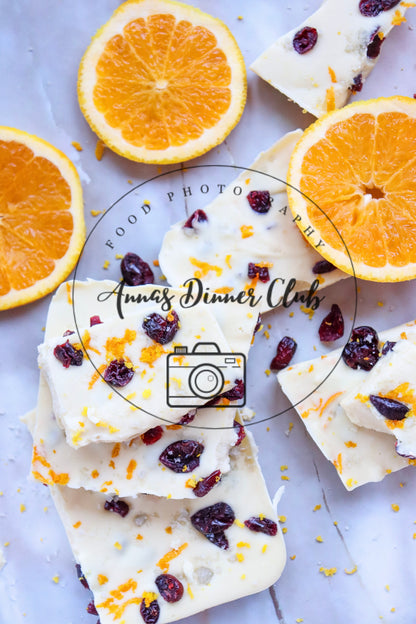 White chocolate cranberry bark  - semi exclusive set 4