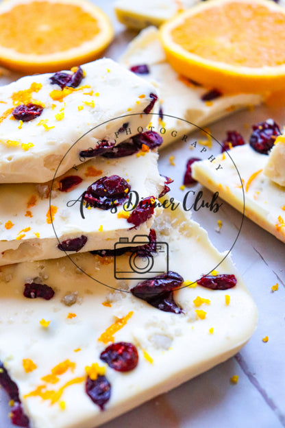 White chocolate cranberry bark  - semi exclusive set 4