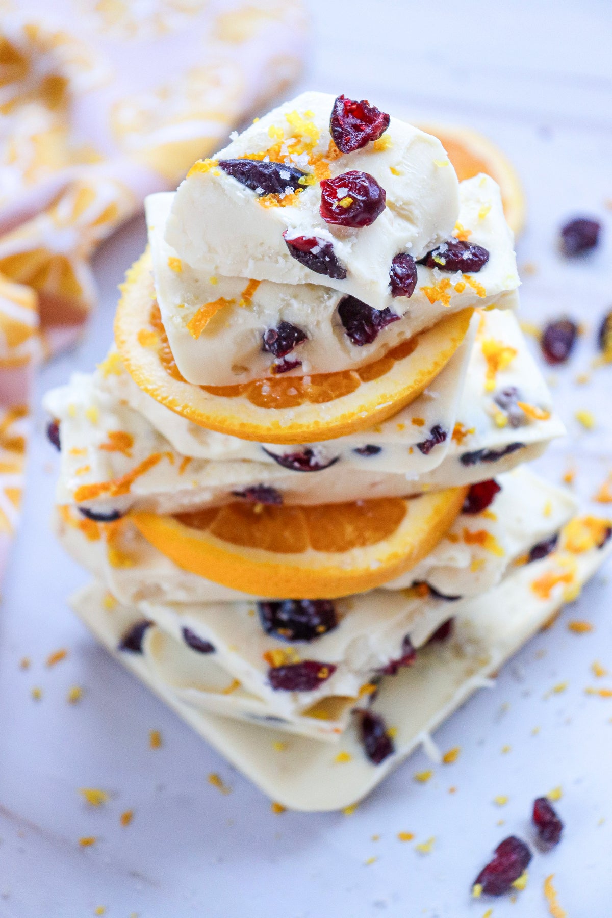White chocolate cranberry bark  - semi exclusive set 5
