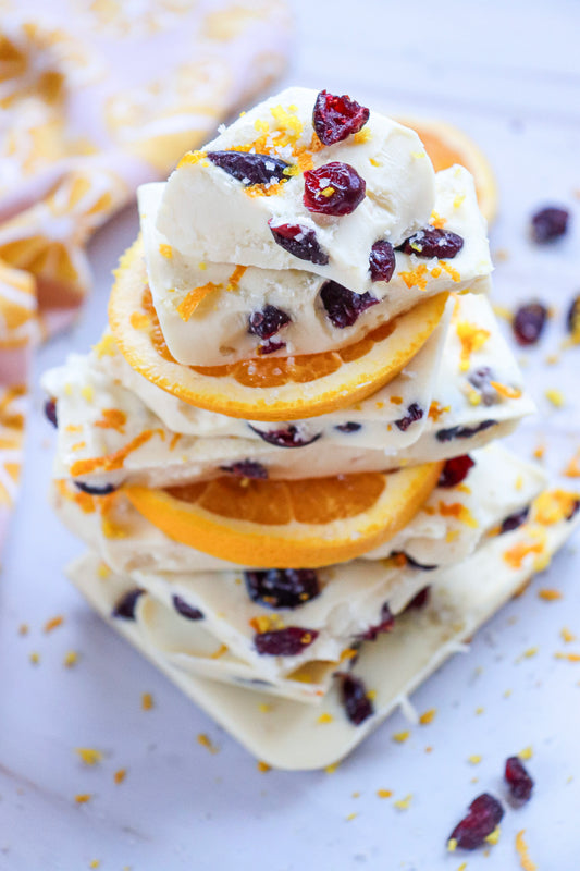 White chocolate cranberry bark  - semi exclusive set 5