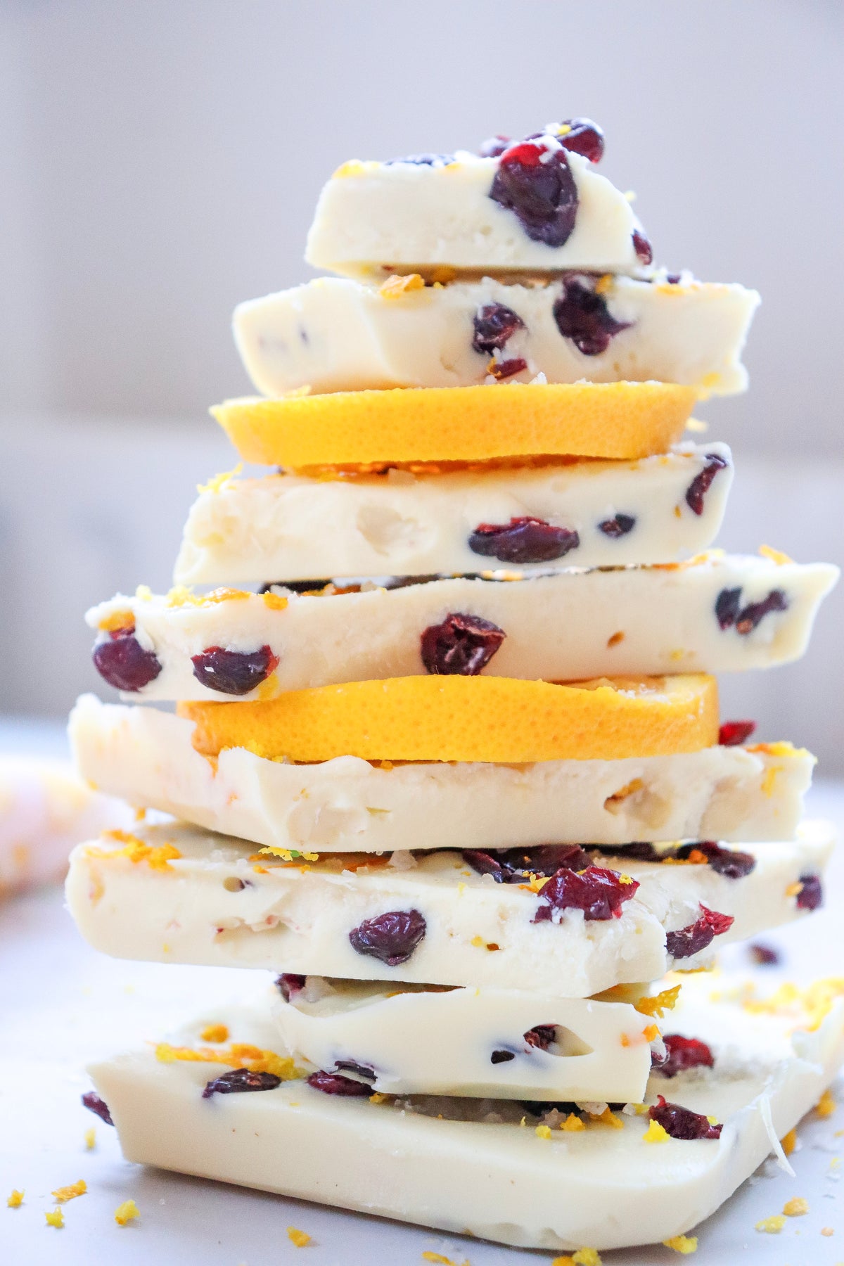White chocolate cranberry bark  - semi exclusive set 5