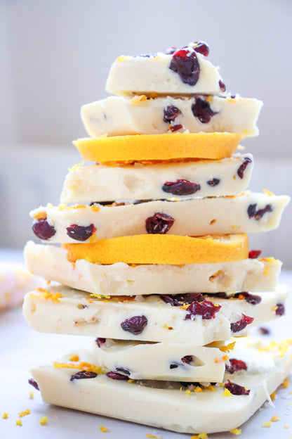 White chocolate cranberry bark  - semi exclusive set 5