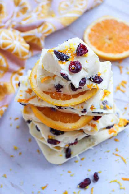 White chocolate cranberry bark  - semi exclusive set 5