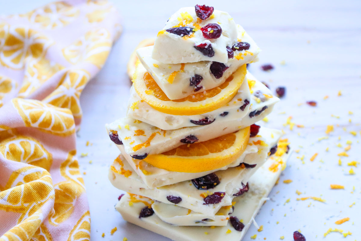 White chocolate cranberry bark  - semi exclusive set 5
