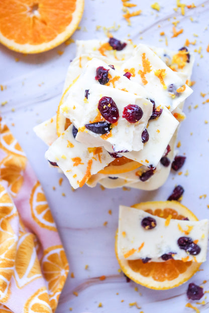White chocolate cranberry bark  - semi exclusive set 5
