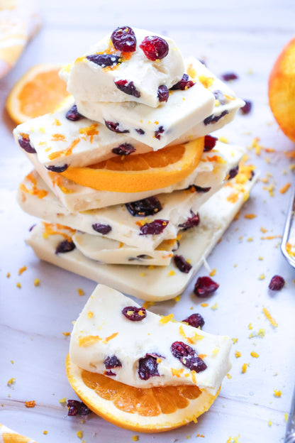 White chocolate cranberry bark  - semi exclusive set 5