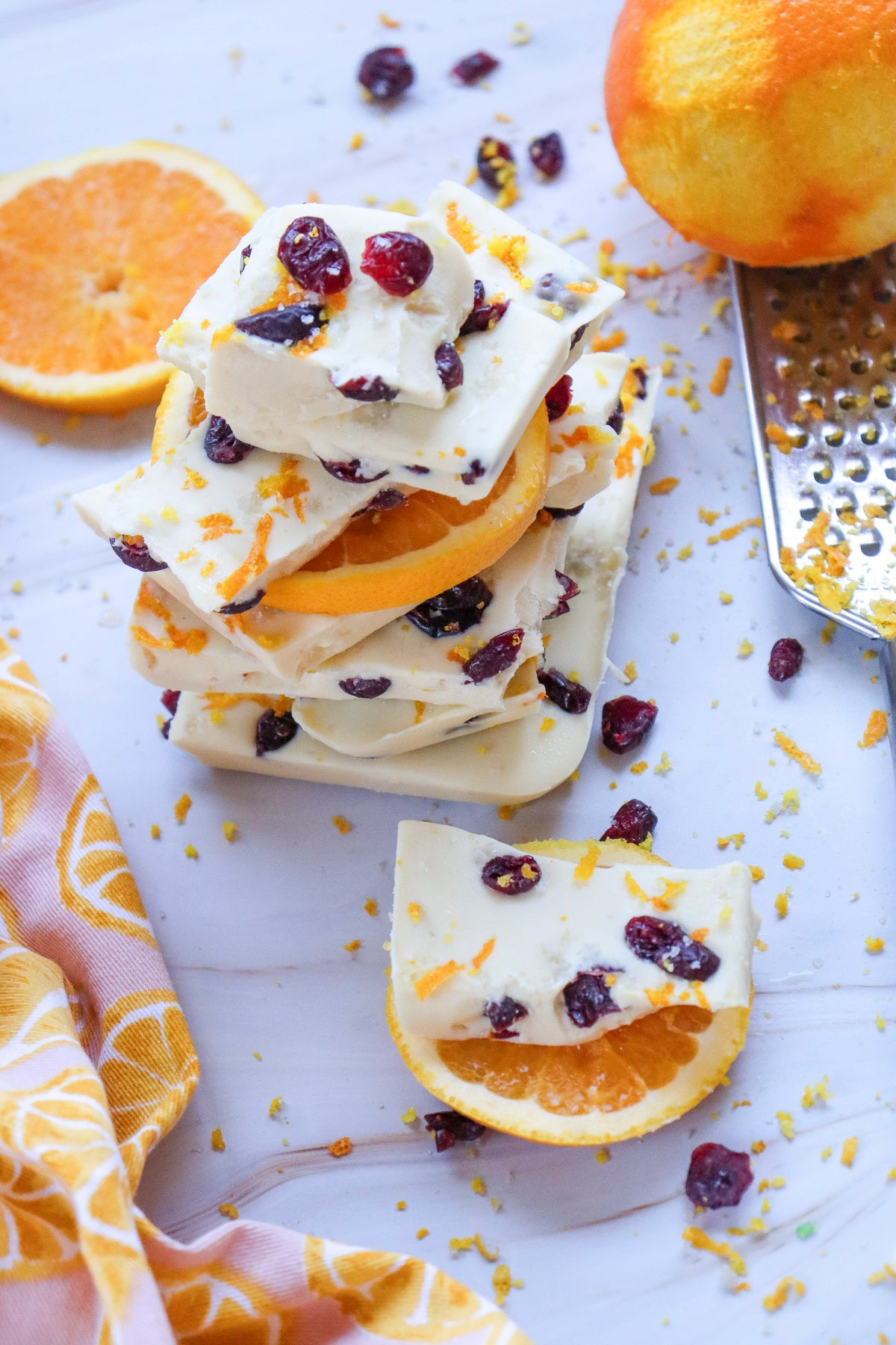 White chocolate cranberry bark  - semi exclusive set 5