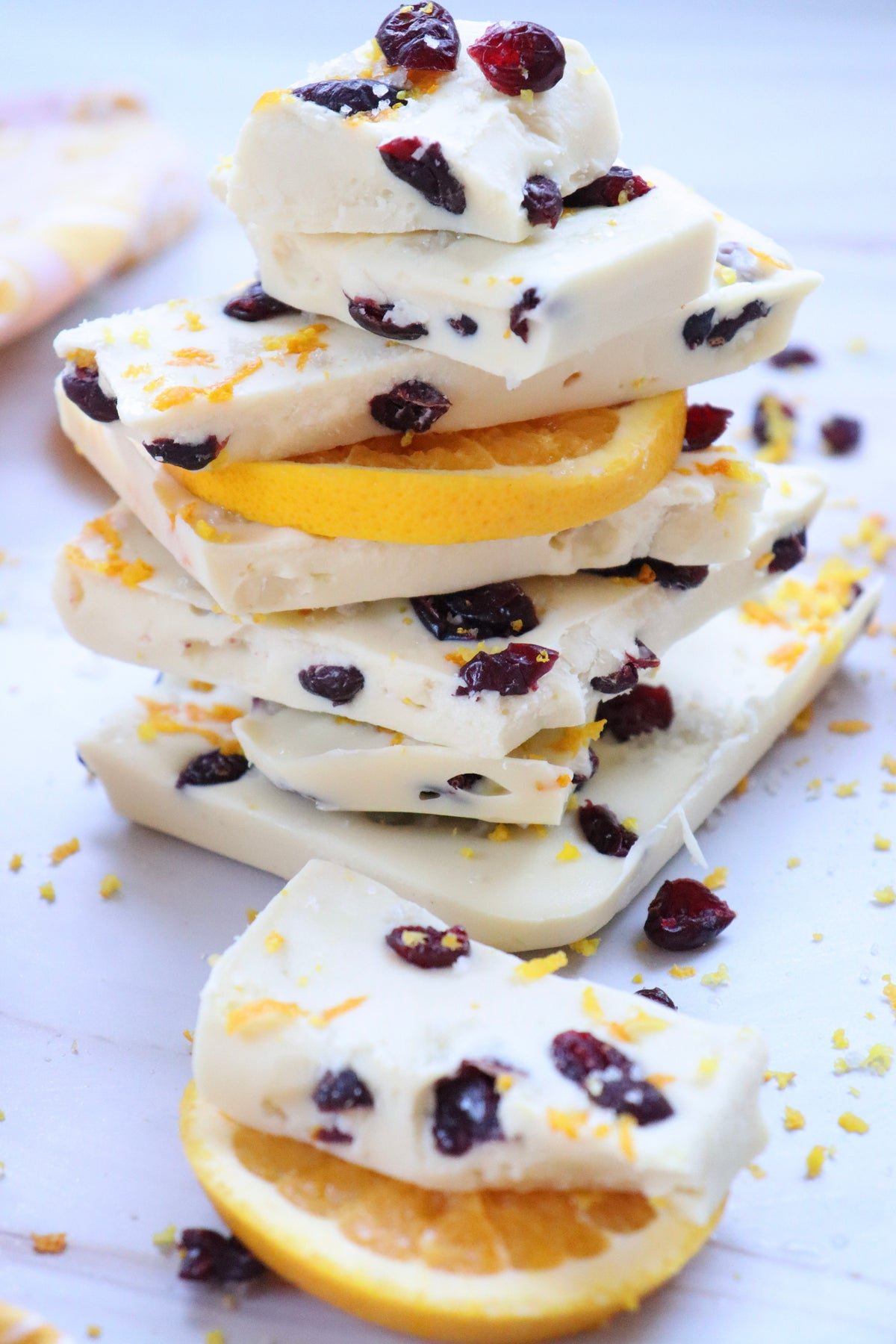 White chocolate cranberry bark  - semi exclusive set 5