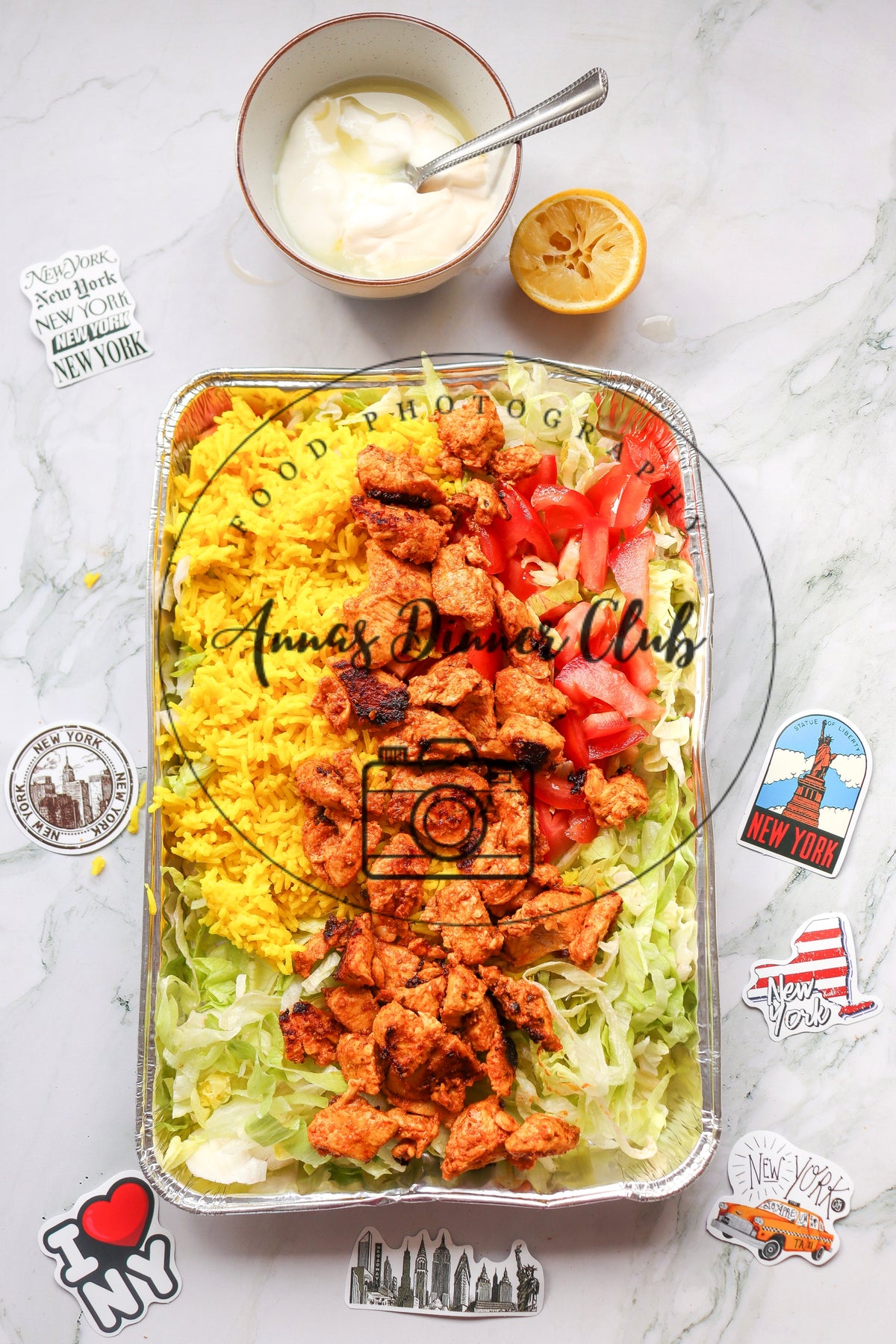 New York cart chicken  (healthier version)- limited PLR set
