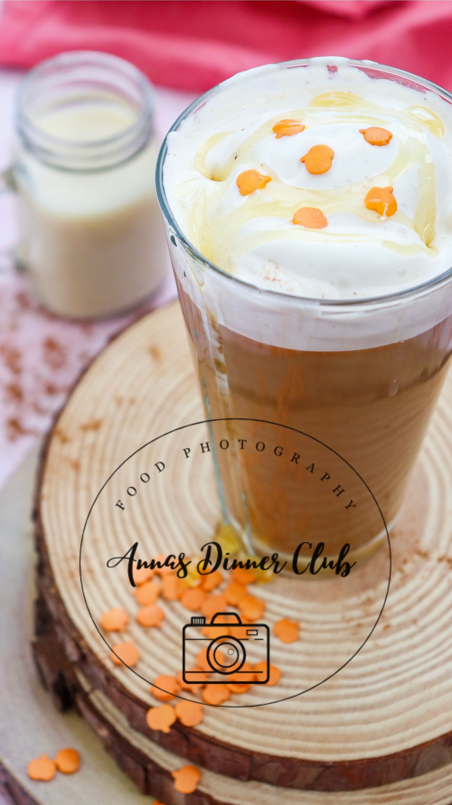 Easy Vegan Skinny Pumpkin Latte semi exclusive set 5