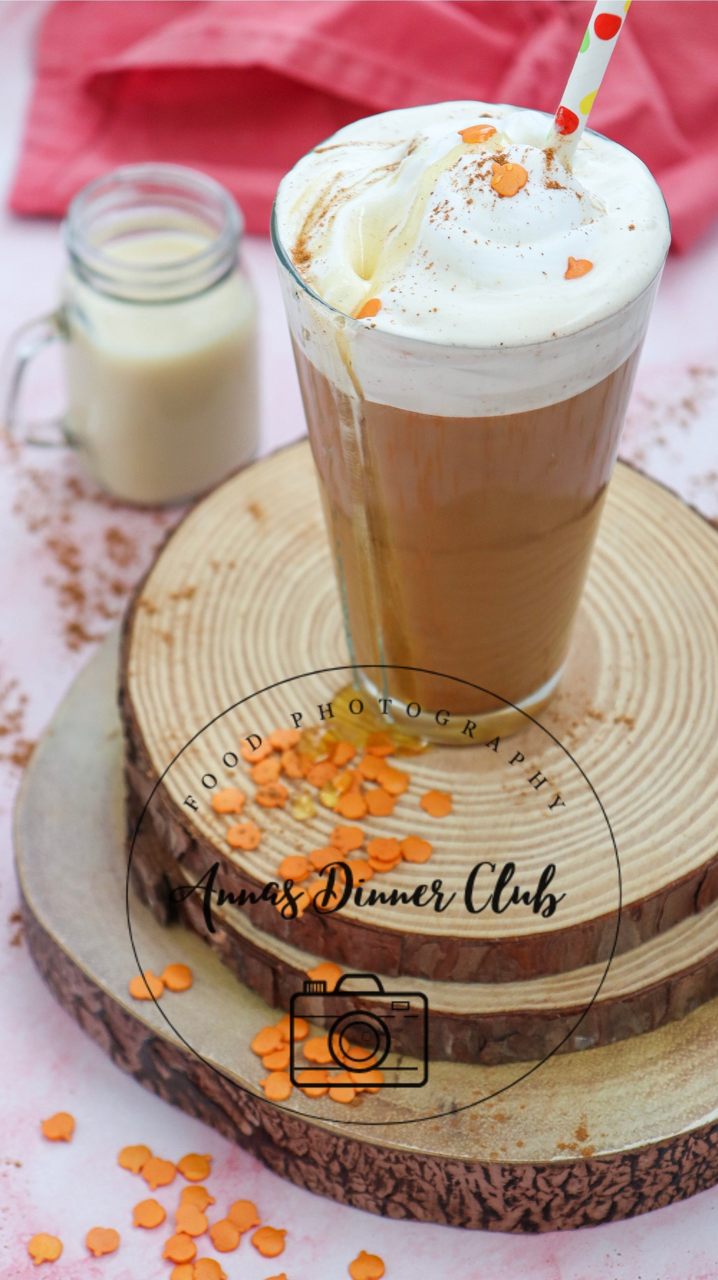 Easy Vegan Skinny Pumpkin Latte semi exclusive set 5