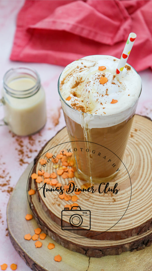 Easy Vegan Skinny Pumpkin Latte semi exclusive set 5