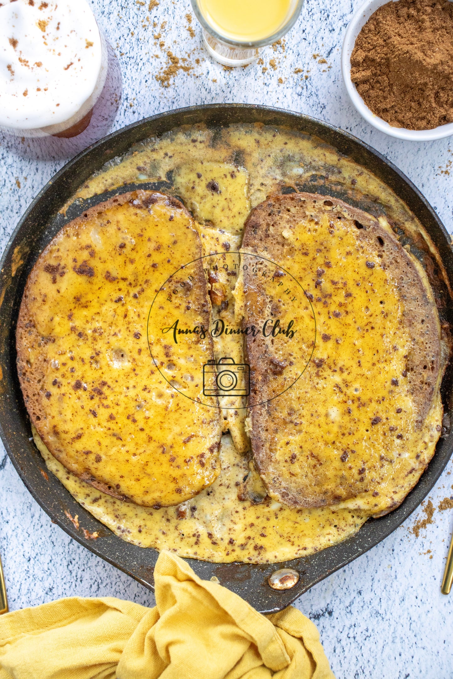 Sourdough eggnog french toast - exclusive set