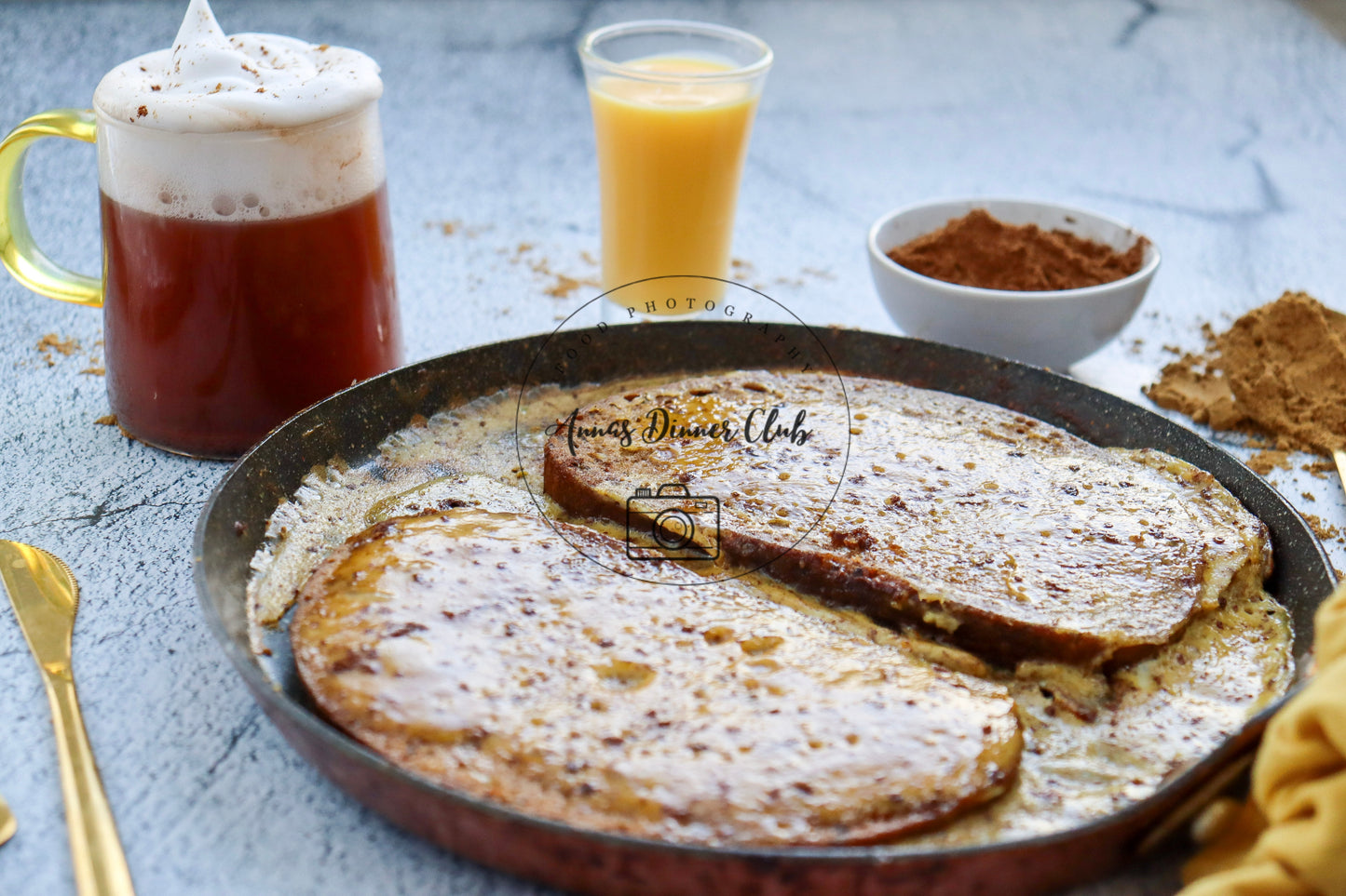 Sourdough eggnog french toast - exclusive set