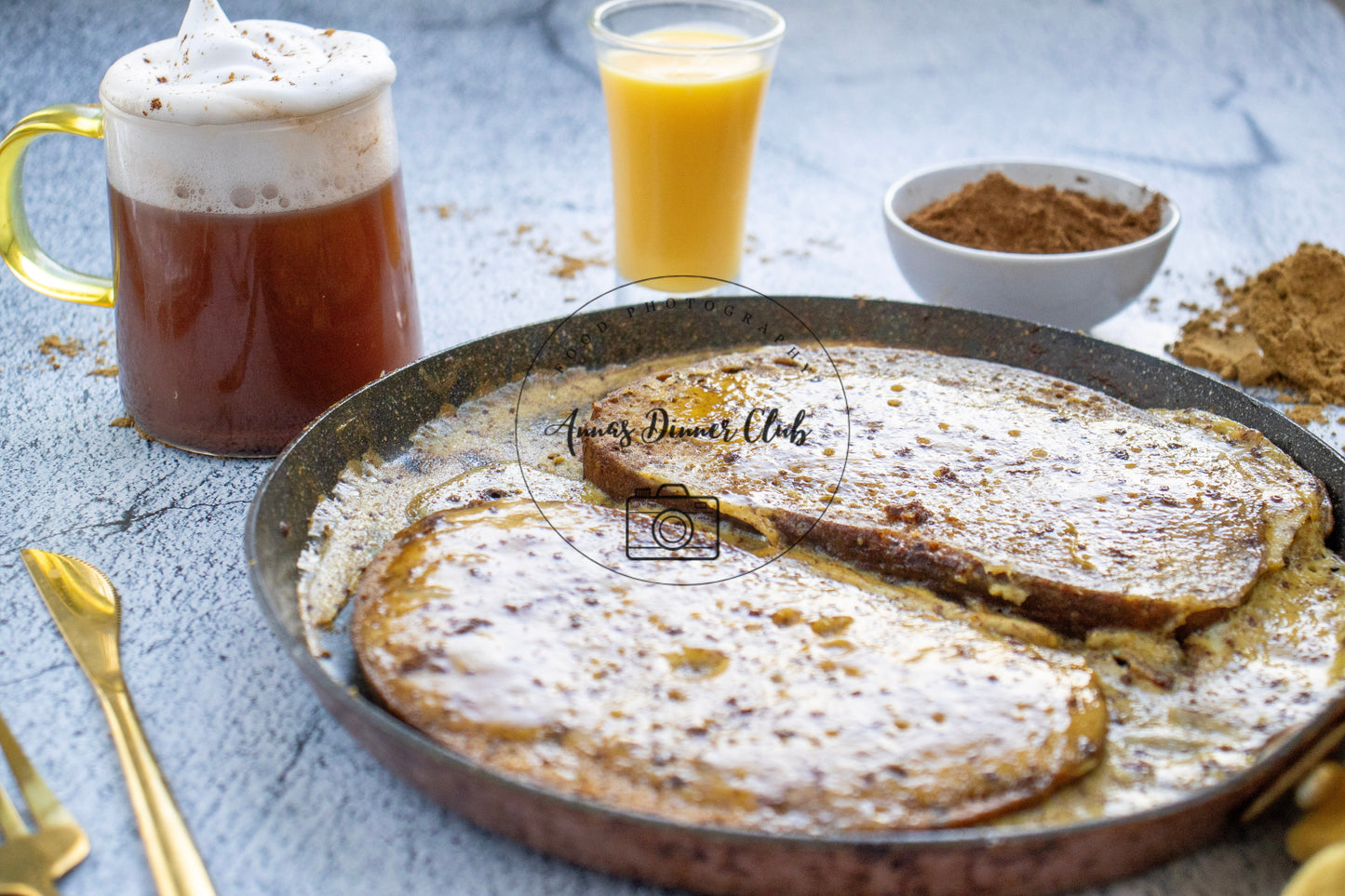 Sourdough eggnog french toast - exclusive set